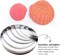 Concha Cutter Mexican Bread Mold 4.1in with 5 Sizes Pig Cookie Cutter Stainless Steel Concha Stamp Two Sided Mold for Baking Cookies, Cortador De Conchas De Pan Mexicano